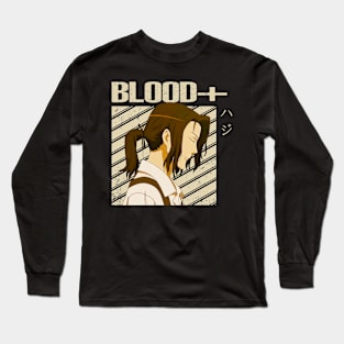 Defenders of Humanity Blood+ Game Apparel for Action Enthusiasts Long Sleeve T-Shirt